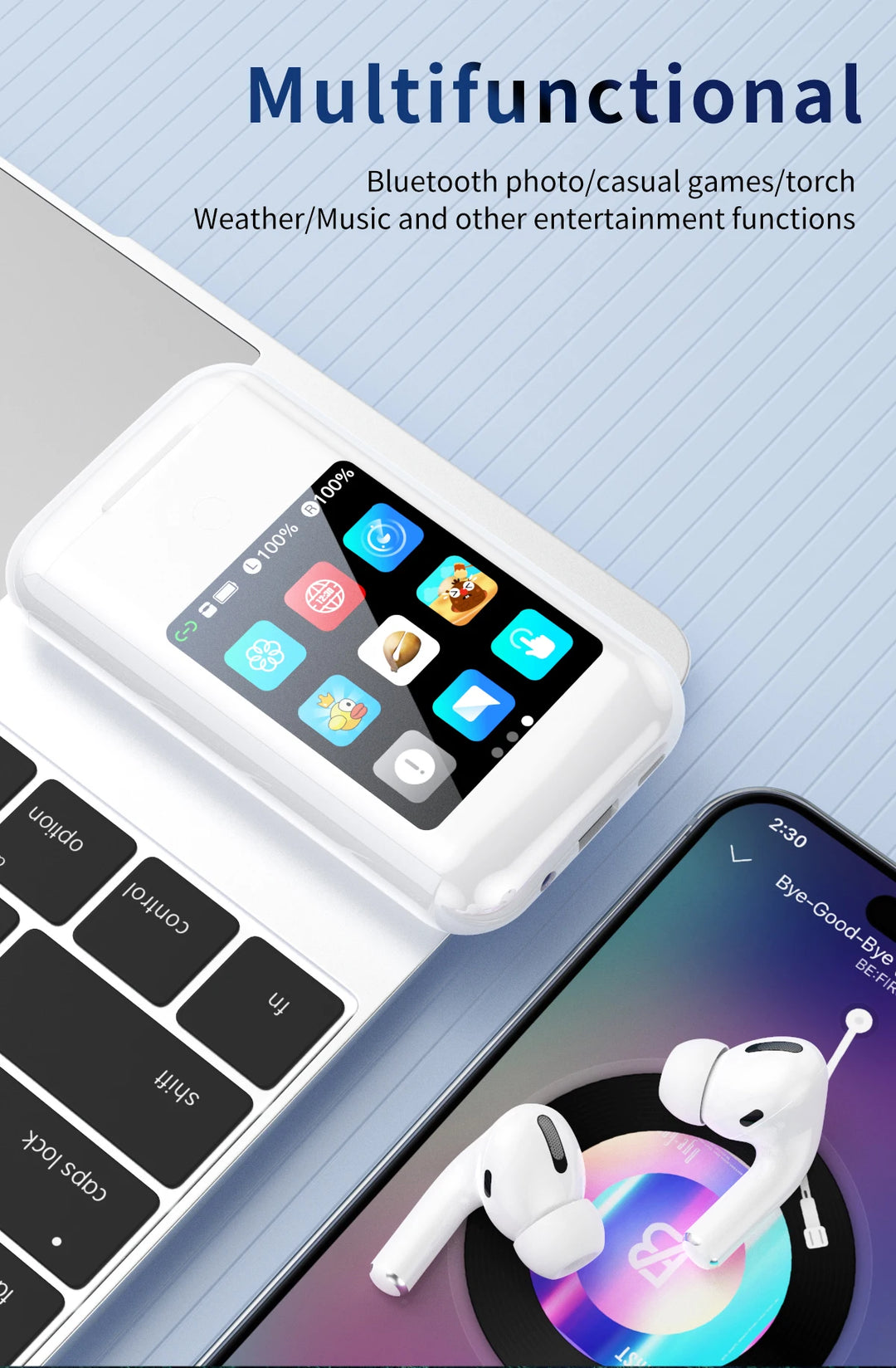 SIMSONLAB Bluetooth 5.3 TWS Wireless Earbuds with Power Bank