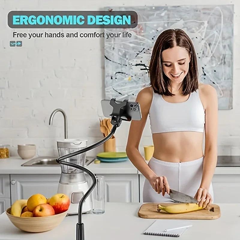 Flexible Gooseneck Phone Holder - Ultimate Multitasking Experience