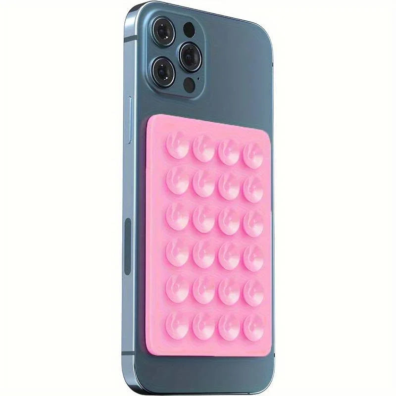 Silicone Suction Cup Phone Holder with Strong Suction for Mirror, Wall and Glass