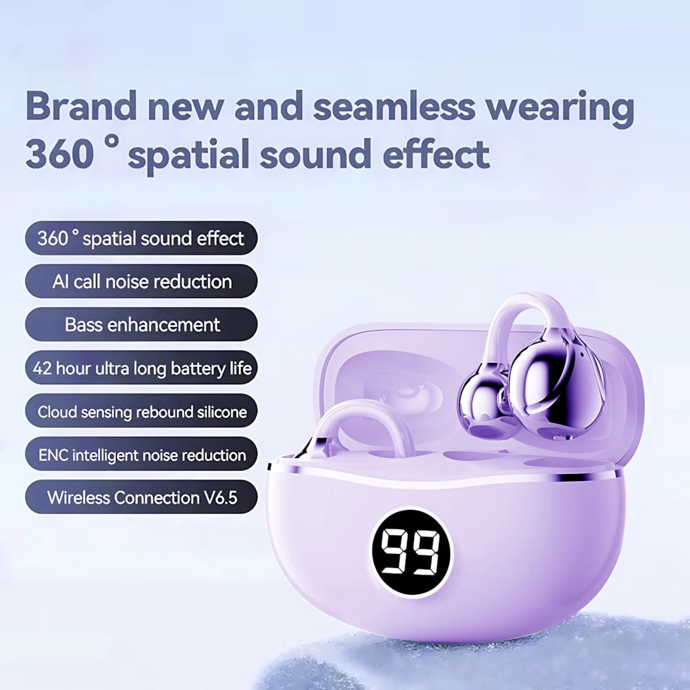 Waterproof Wireless Earbuds For Sports - 2025 Air Bone Conduction — waterproof phone accessories