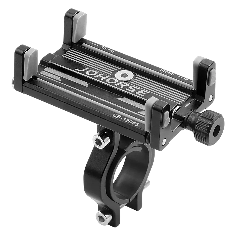 JOHORSE Aluminum Bike Phone Mount – Adjustable Non-Slip Holder