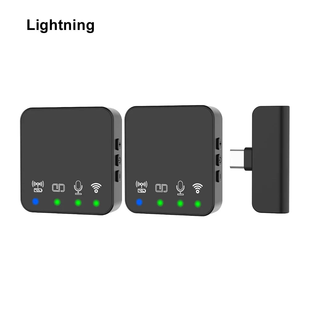 Wireless Lavalier Mic & Magnetic Monitor Kit for Smartphone Vlogging