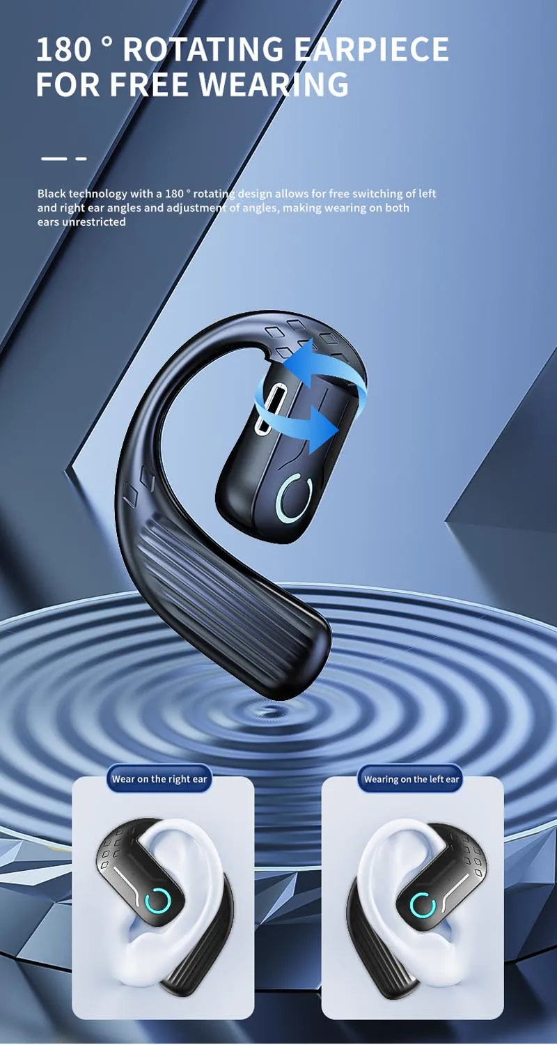 Ruiforlove Bluetooth 5.4 Ear Hook Earphone