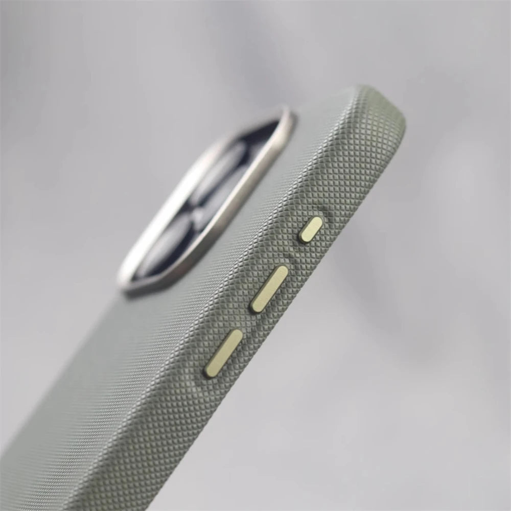 Buy Luxury MagSafe Leather Case 2026 – Alloy Lens Frame | Free Shipping & Fast Delivery