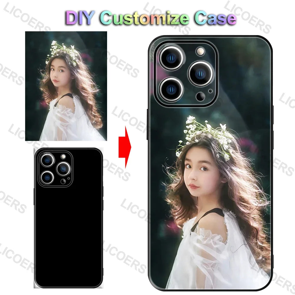 Custom Photo Phone Case for iPhone 17/16/15/14/13/12/11 – Personalized DIY