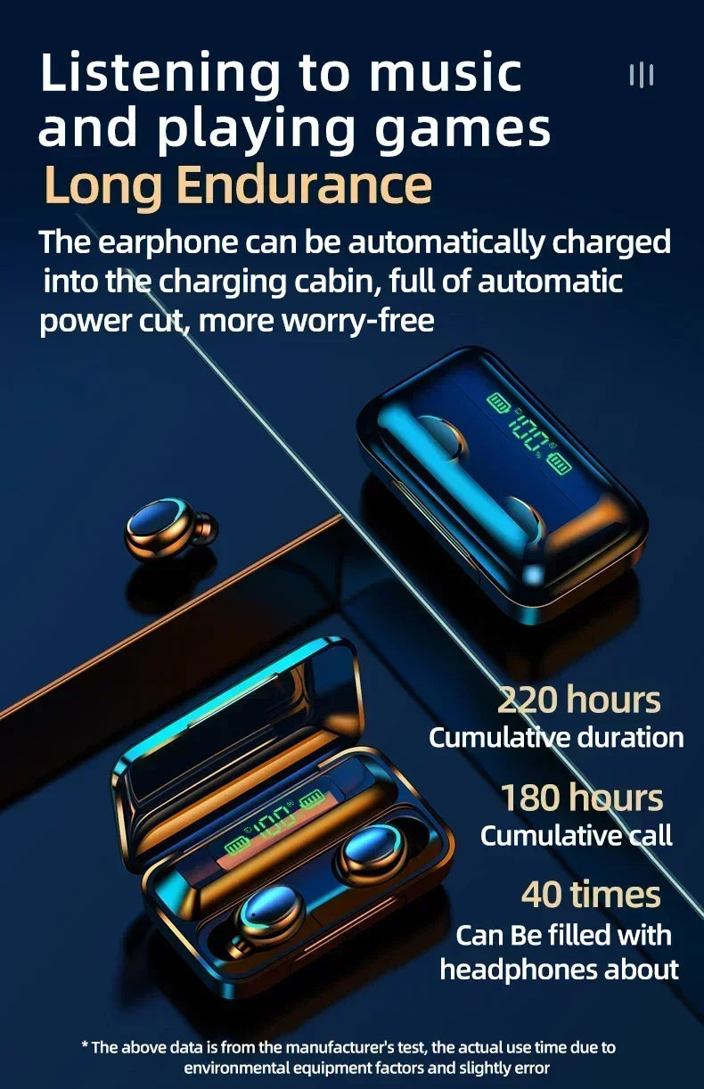 Wireless Bluetooth In-Ear Earbuds with Charging Case - Best ANC Earbuds