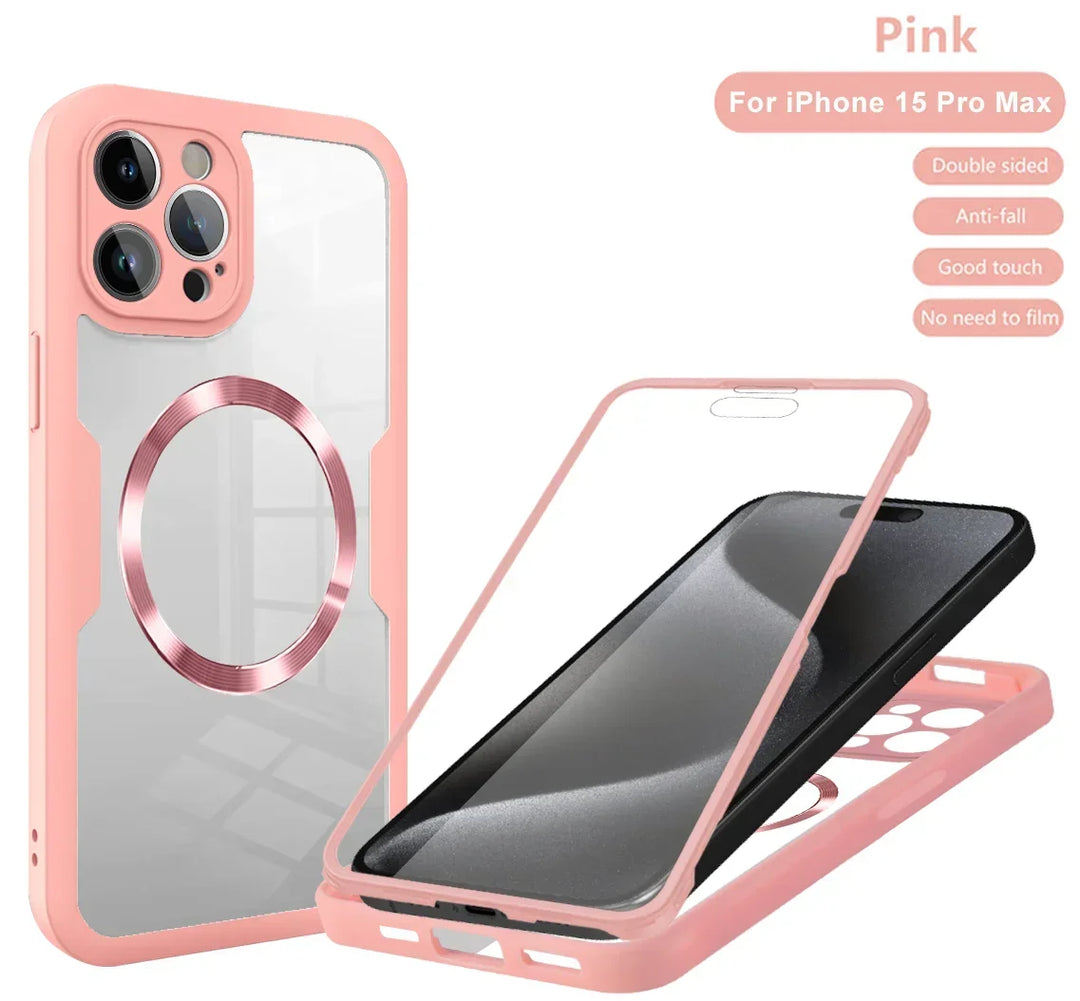 360° Clear MagSafe iPhone 16 Case — 360° MagSafe Clear iPhone Case