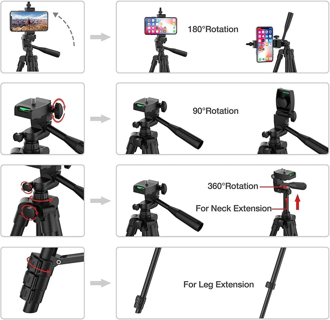 Mini Tripod for Phone & Compact Camera Portable Selfie Stand