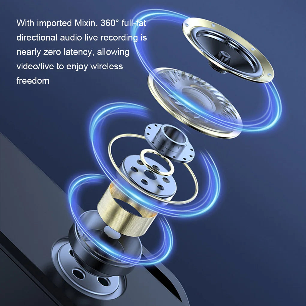 Wireless Lavalier Mic & Magnetic Monitor Kit for Smartphone Vlogging