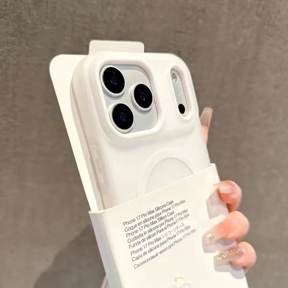 2-in-1 Candy Color MagSafe iPhone Case | Magnetic Wireless Charging Cover iPhone 17–11 Pro Max