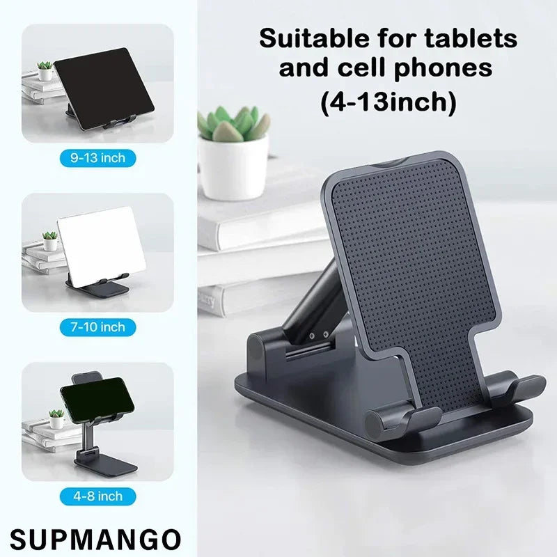 Adjustable Telescopic Phone & Tablet Stand – Foldable & Ergonomic Desk Holder – phone-stand