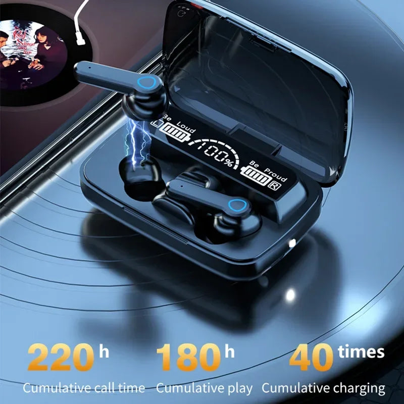 DAMORE M19 TWS Earbuds – ANC Bluetooth Earphones with LED Display