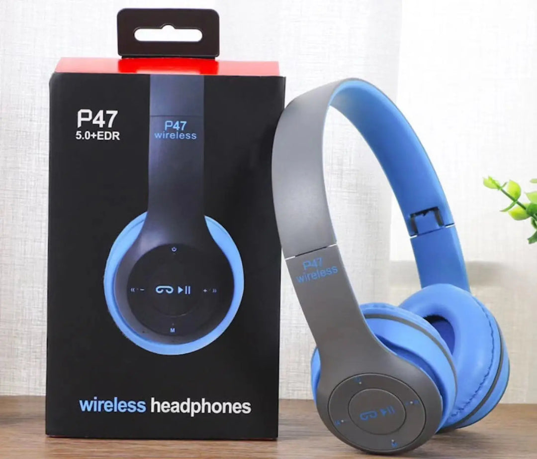 DUTRIEUX Bluetooth 5.0 Foldable Over-Ear Headphones with Microphone and SD Card Slot
