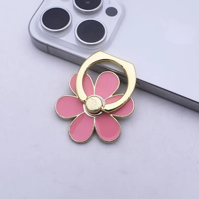 Universal Finger Ring Phone Holder with 360° Rotation - Bow Ring Design