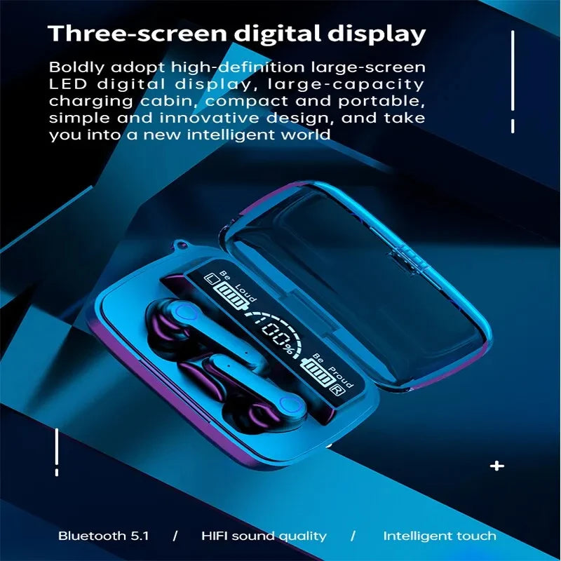 Mrs Win M19 Wireless Earbuds with Power Bank - Best Noise Cancelling Earbuds