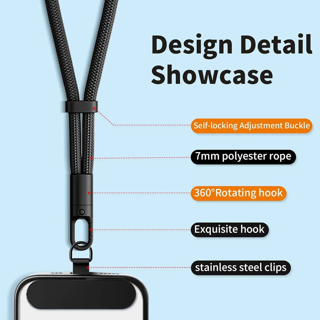 Best Self-Locking Universal Phone Wrist Strap Lanyard with Drop Proof Protection