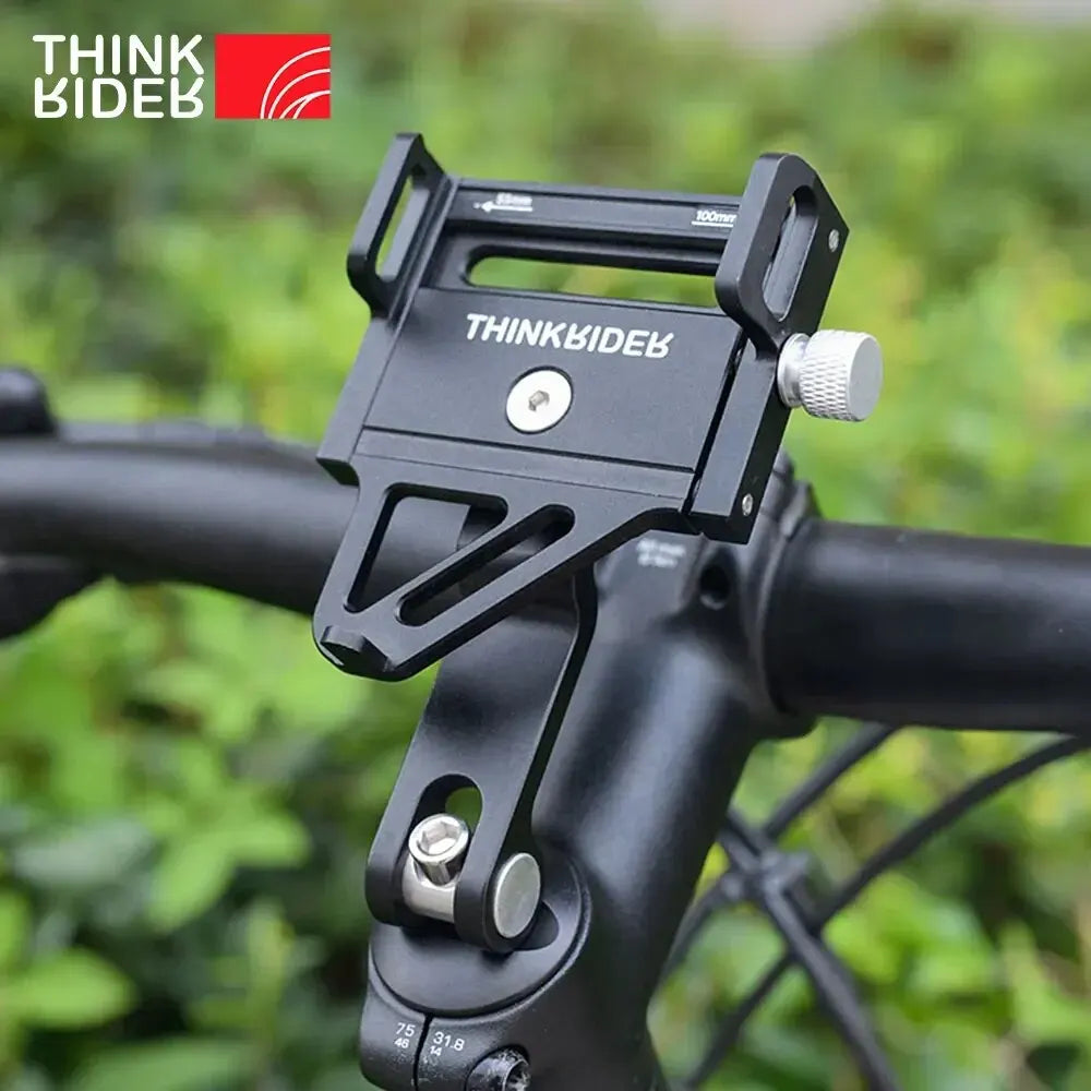 ThinkRider 270° Rotatable Bike Phone Mount – Aluminum MTB Bicycle Holder