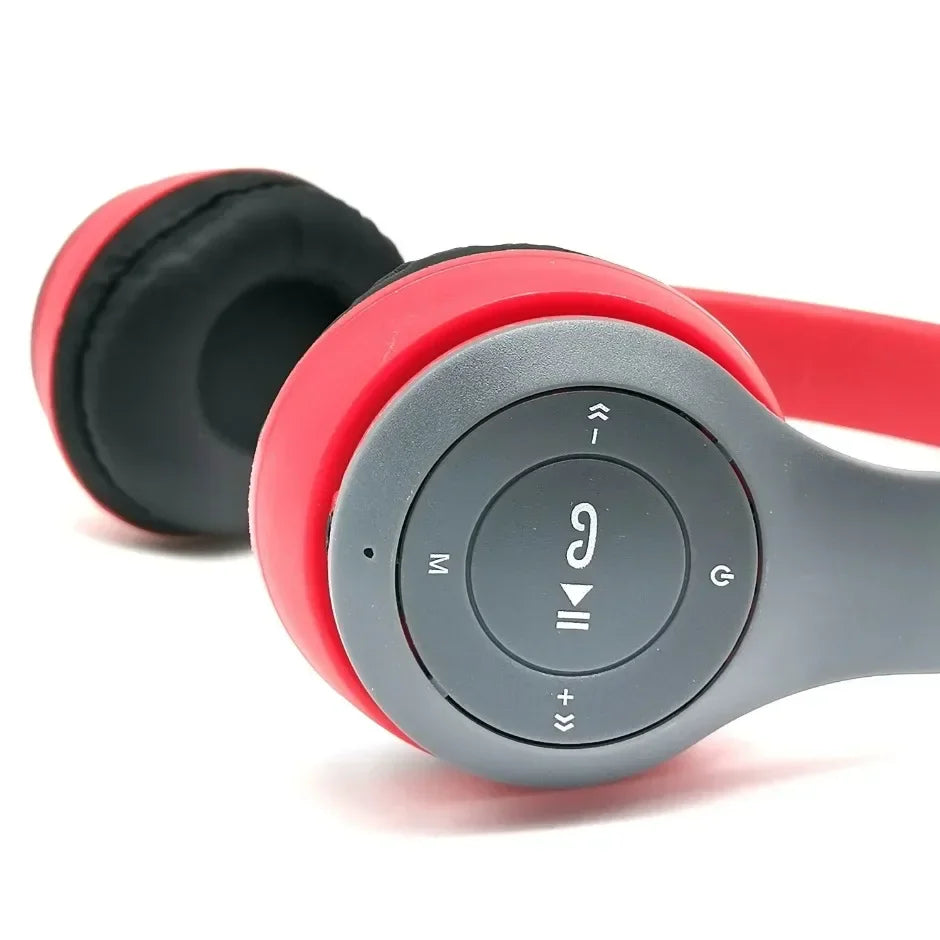 VIKEFON Foldable Bluetooth 5.0 Headphones | Wireless Over-Ear Headset with TF Card & Wired Mode