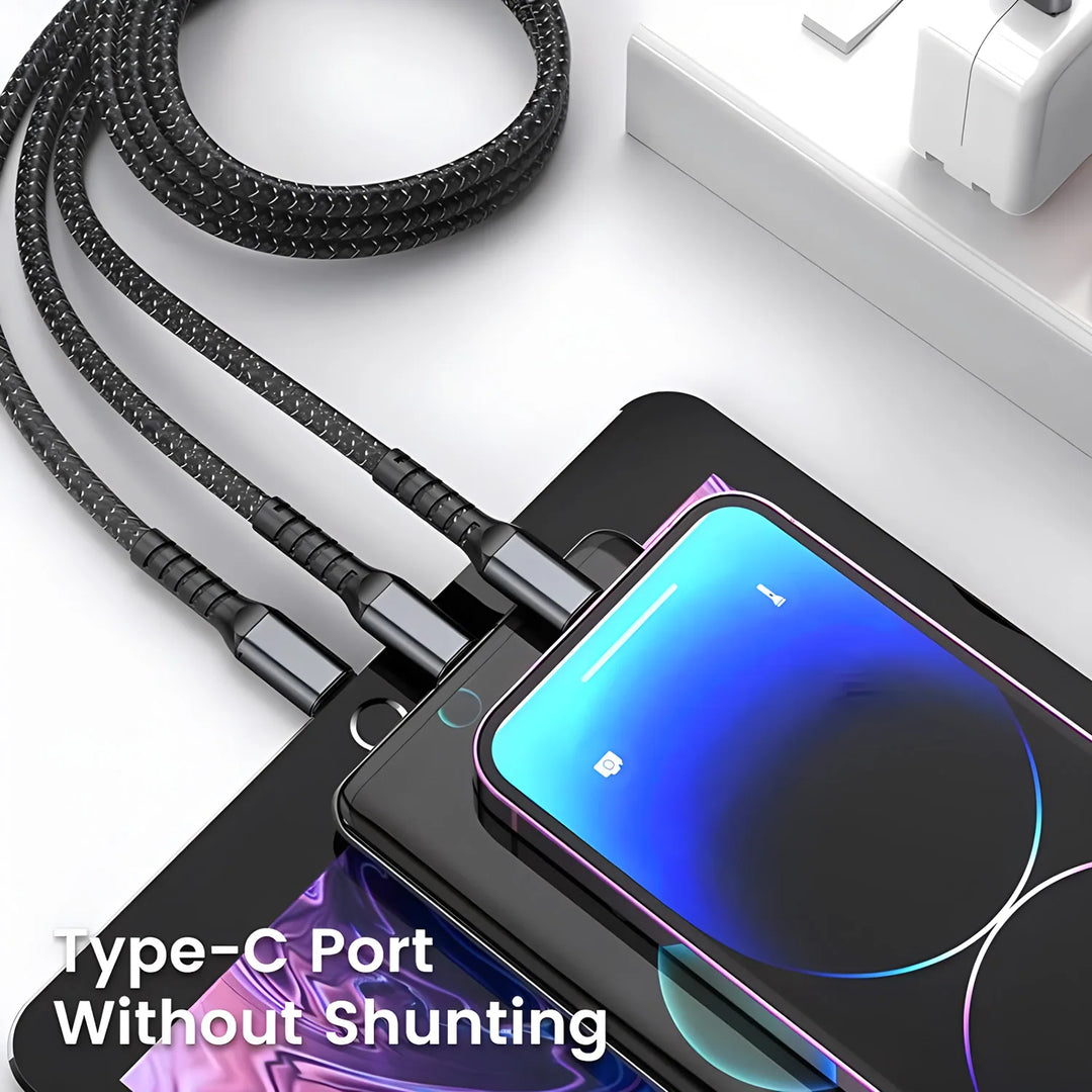Effortlessly Charge Multiple Devices with our 100W Fast Charging Cable