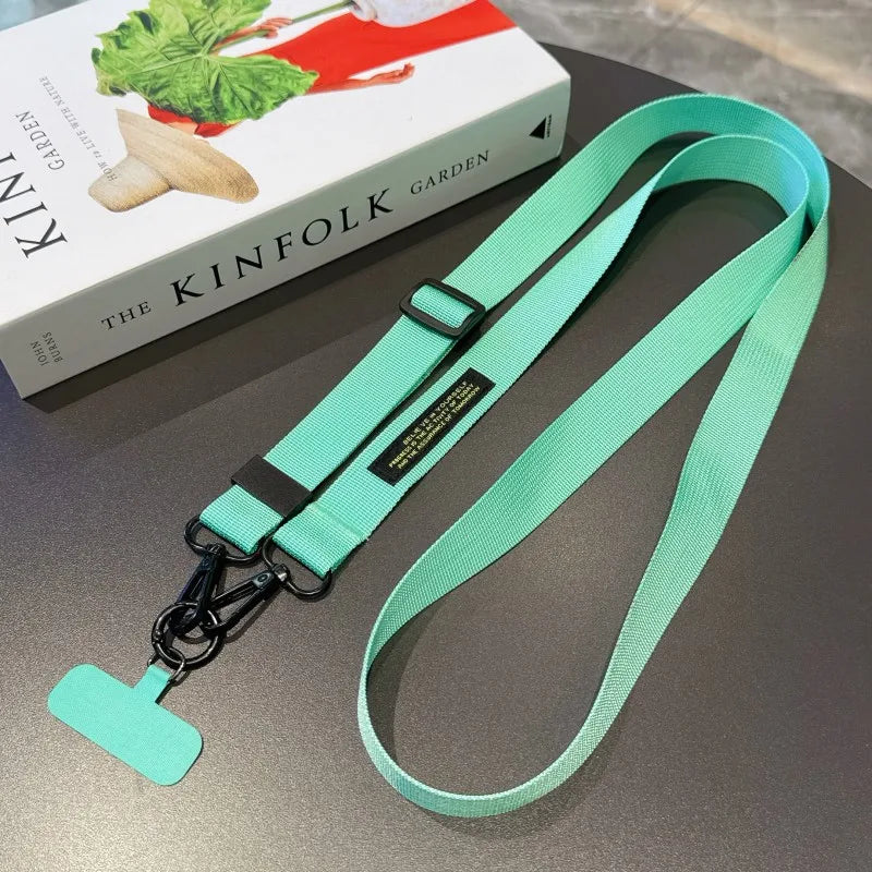 Adjustable Lanyard 140CM Crossbody Neck Cord Wrist Strap All Phone Cover Case Chain Fashion Anti Loss Outdoor Two Hooks Rope