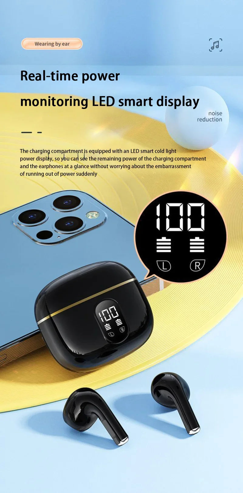 Best TWS Earbuds with Active Noise Cancellation Wireless Earphones