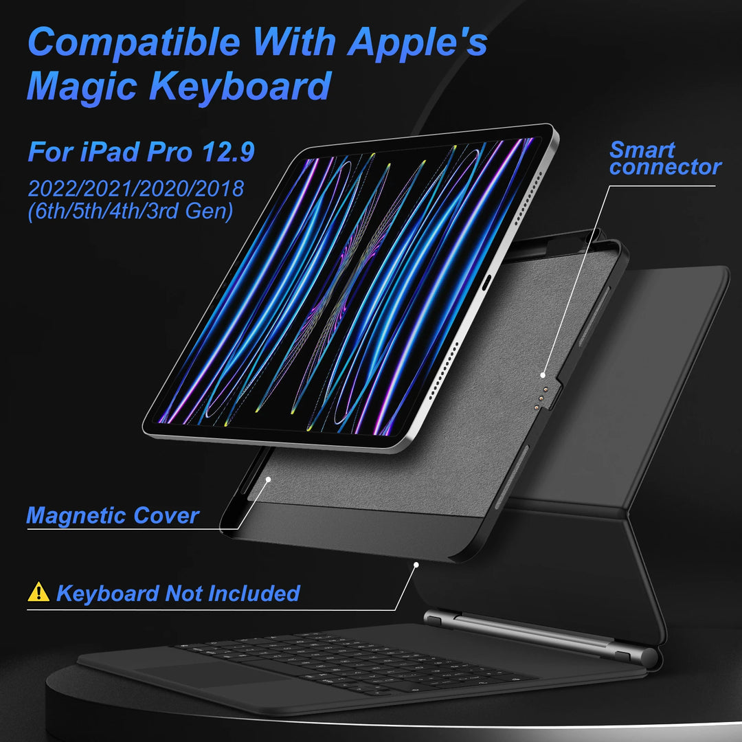 Buy Premium Magnetic iPad Pro Case 2026 – Magic Keyboard Compatible | Free Shipping & Fast Delivery