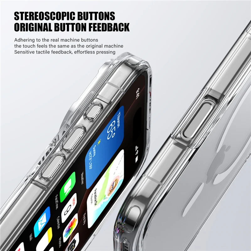 MagSafe Clear Case iPhone 15 — iphone 15 clear case with magsafe