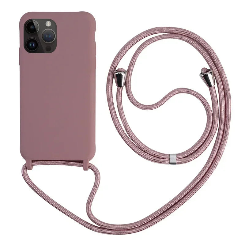 Best Phone Case for iPhone 16 with Crossbody Lanyard Colorful Case — iPhone 16 case