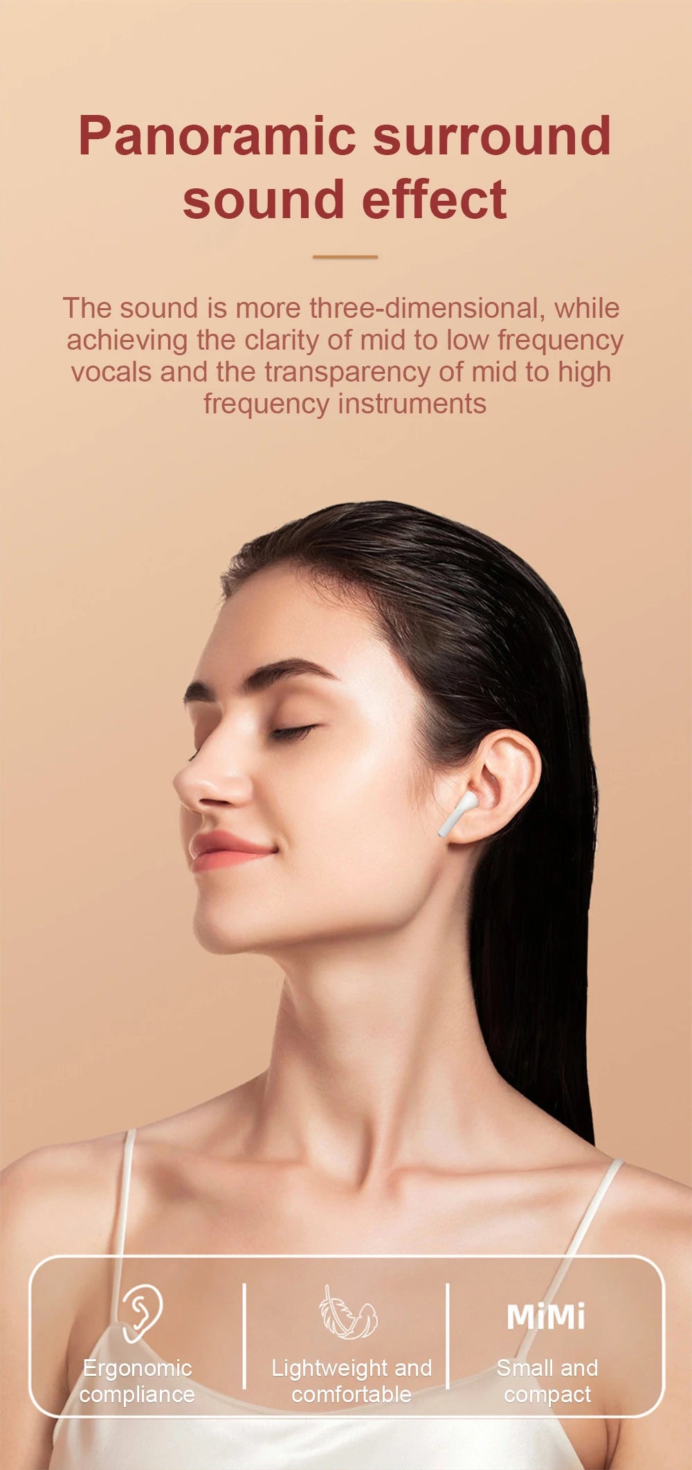 Resbii A2 Bluetooth Earbuds - Low Latency Wireless