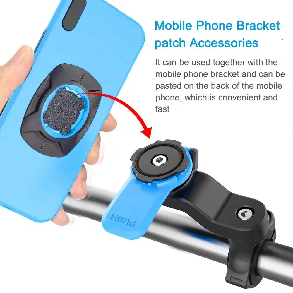 Bicycle Phone Bracket Patch Sticker | GPS Computer Mount Back Adhesive | Universal MTB Cycling