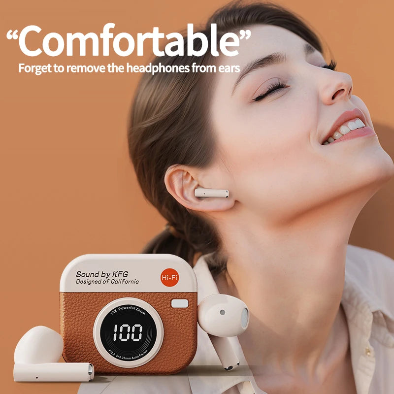 Q86 Bluetooth 5.3 Wireless Earbuds | ANC HiFi Sound | 24H Battery | Waterproof Sports Headphones