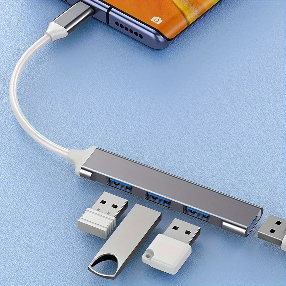 4 Port USB C Hub — 4-port usb-c hub