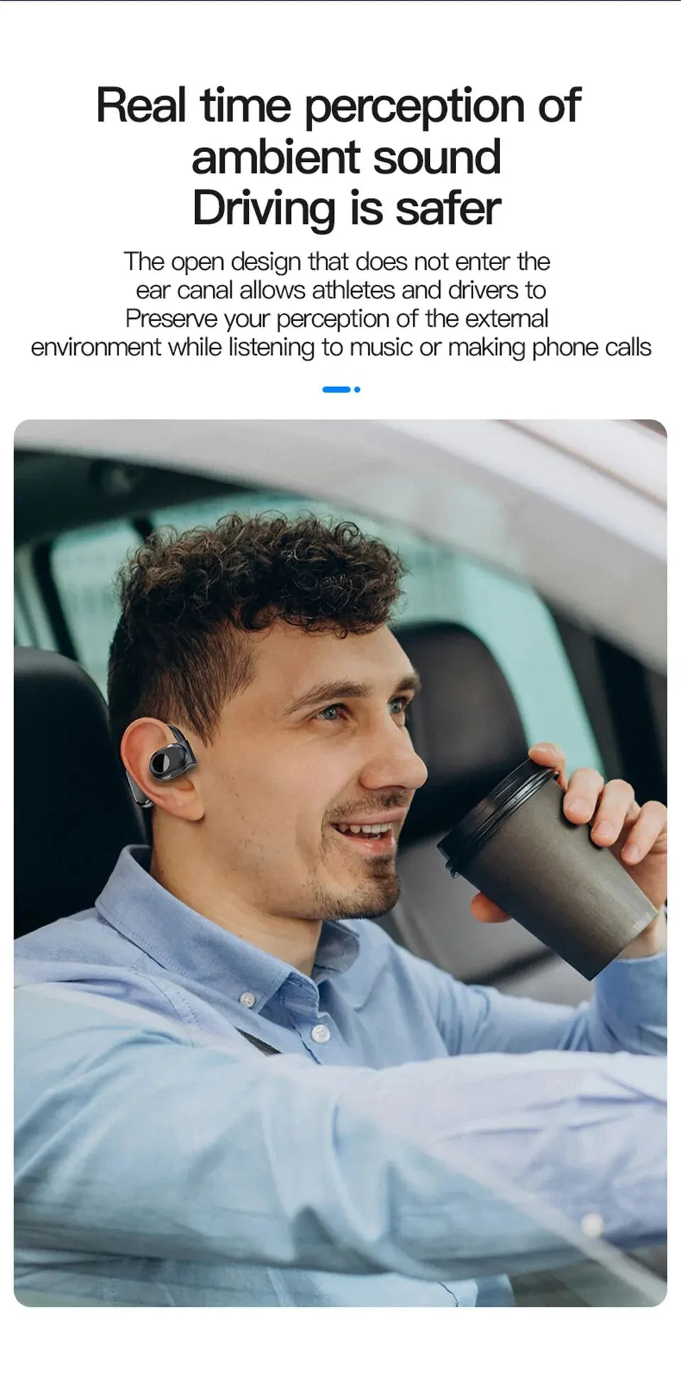 Wireless Driving Headphones for Safe and Comfortable Commuting