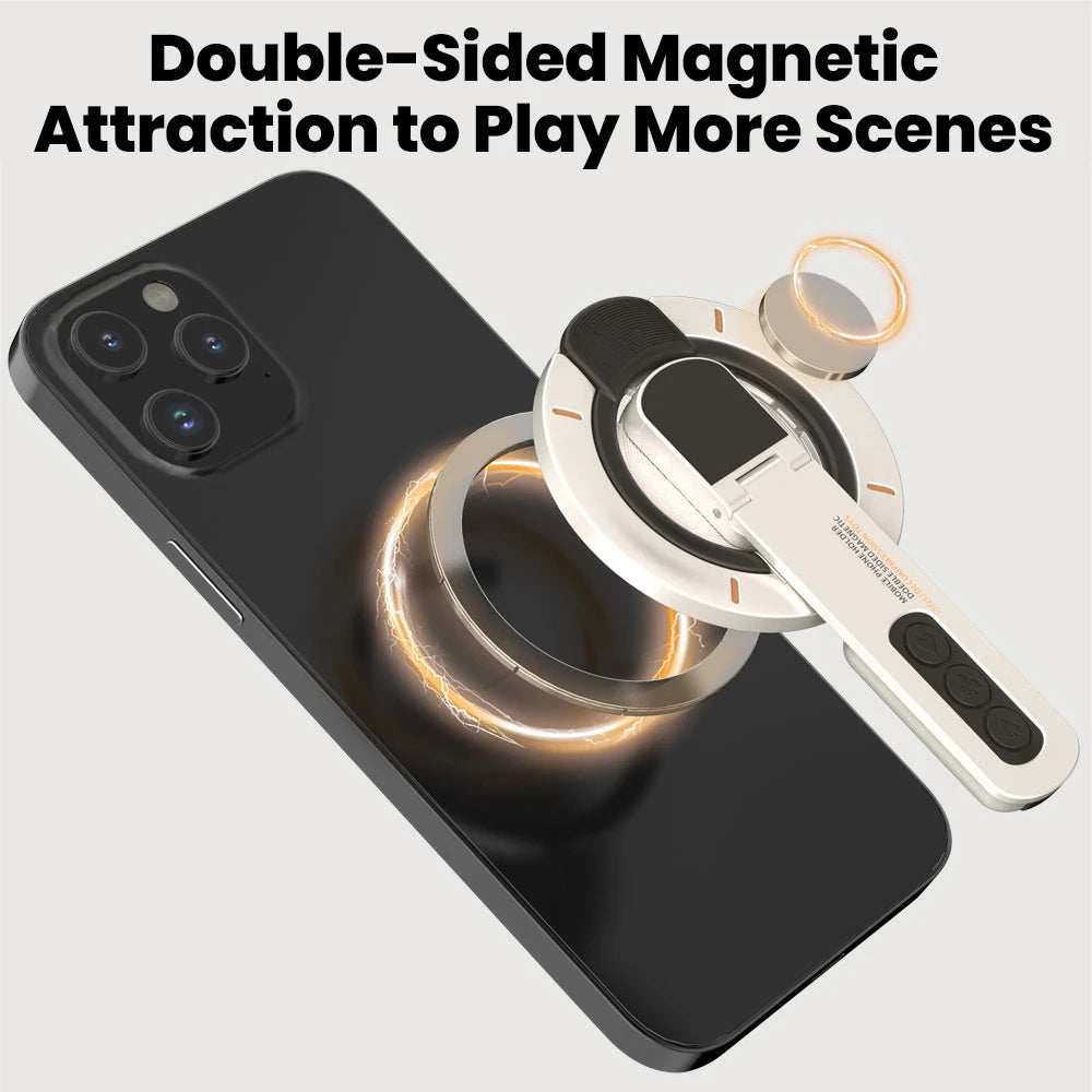 MagSafe Magnetic Phone Stand – Rotating Desk Holder for iPhone 17/16