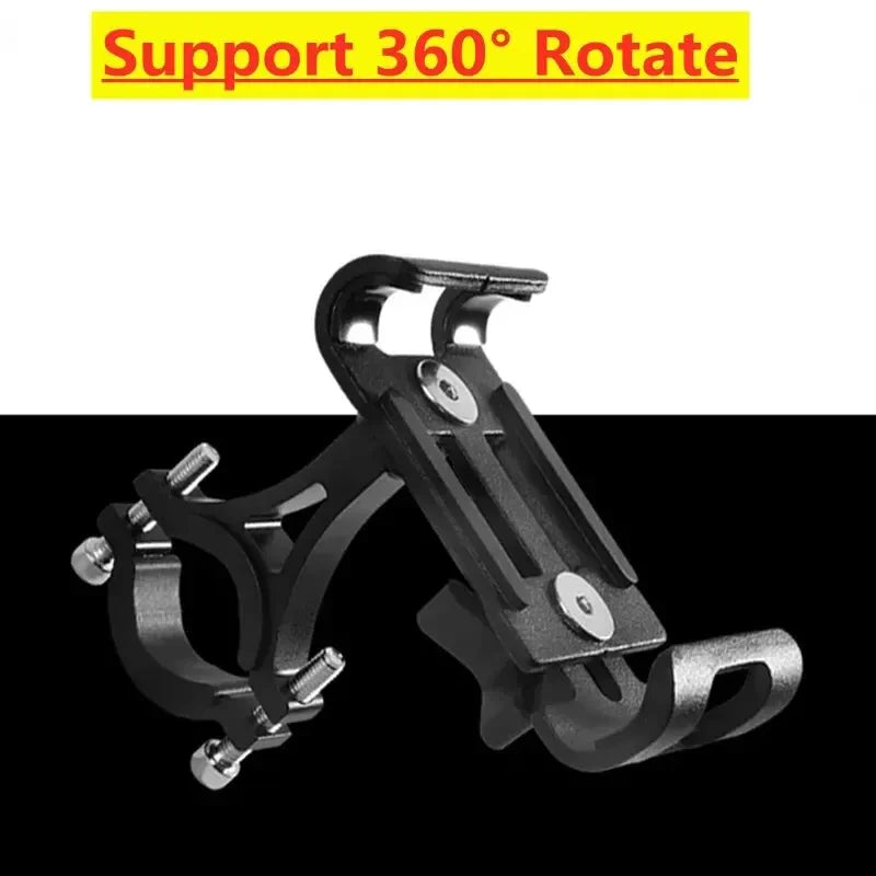 VIKEFON Aluminum Motorcycle Bike Phone Holder – Anti-Slip Universal GPS Mount