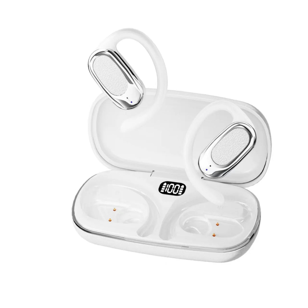 Get the best sweatproof ear hook for your iPhone - secure fit and wireless stereo sound! — magsafe ear hook Bluetooth headset