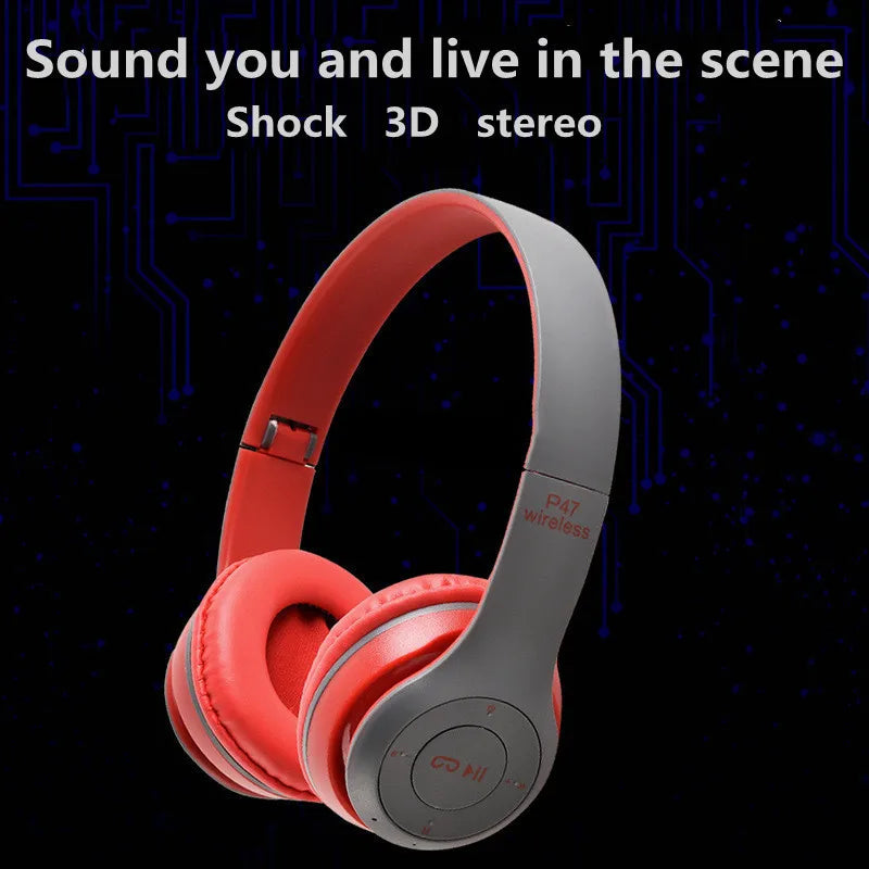 DIXSG P47 Bluetooth 5.0 Wireless Over-Ear