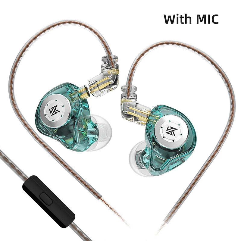KZ EDX Pro Dual Magnetic Dynamic Wired Earphones HiFi Bass