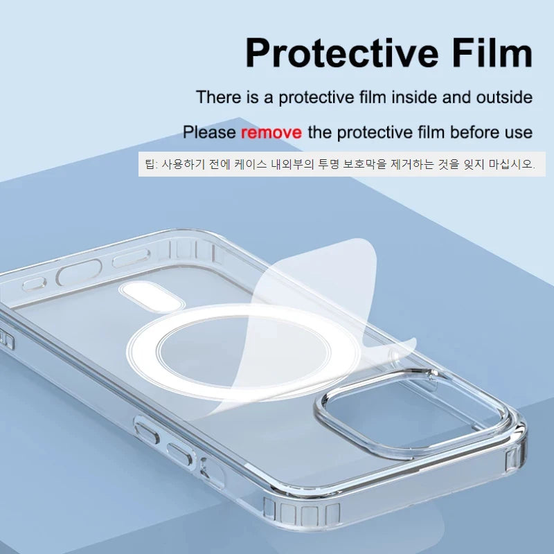 Buy Best Clear MagSafe-Compatible Case 2026 – Silicone Acrylic iPhone | Free Shipping & Fast Delivery