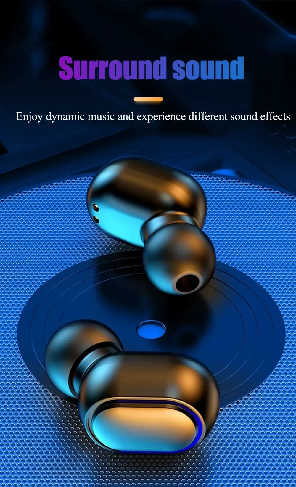 dtvane E7s TWS Wireless Earbuds Waterproof 40-Hour Battery