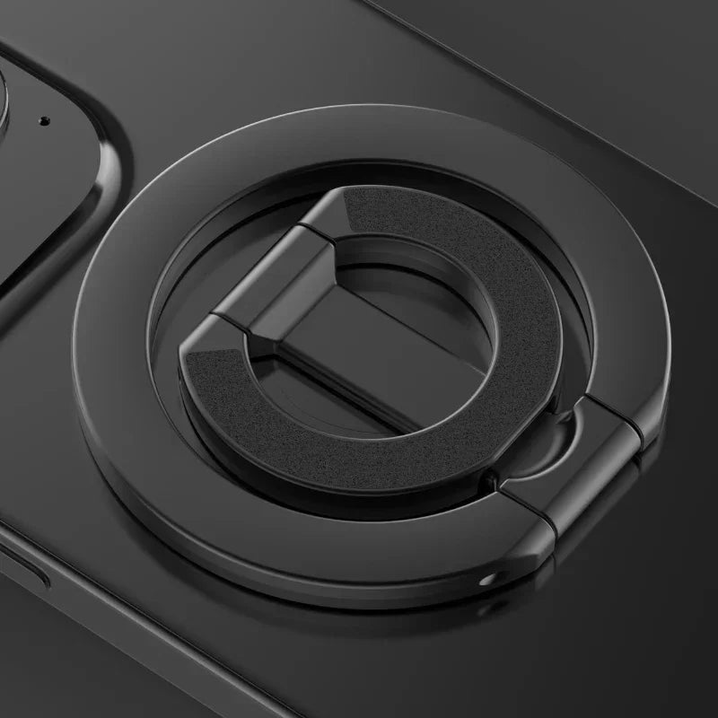 Double Magnetic Ring Holder for MagSafe | Removable Grip Kickstand iPhone 17 16 15 14 13 12