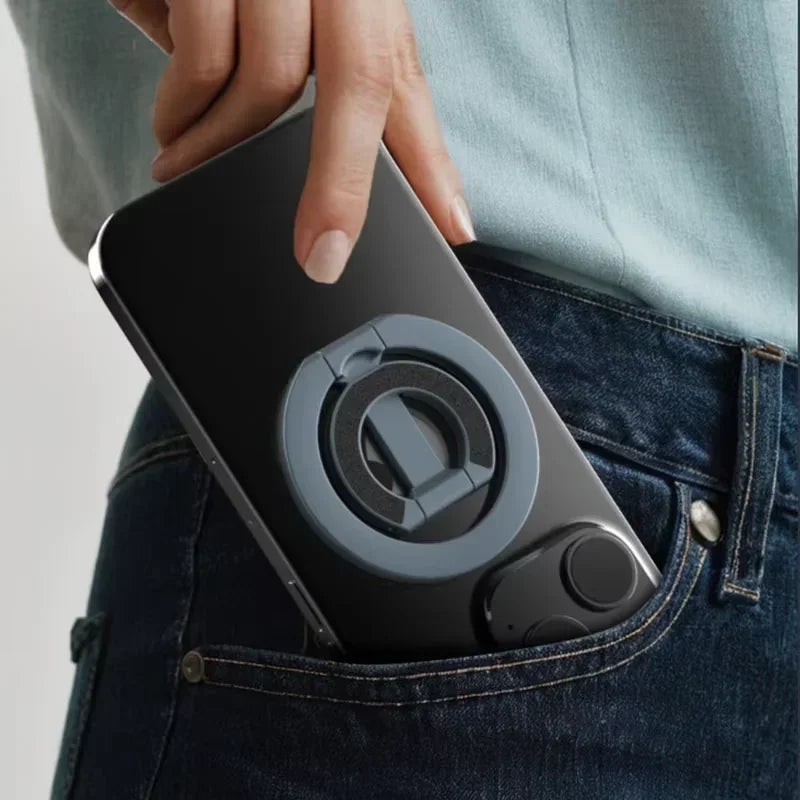 MagSafe Ring Holder & Foldable Stand – iPhone 16/15/14/13/12
