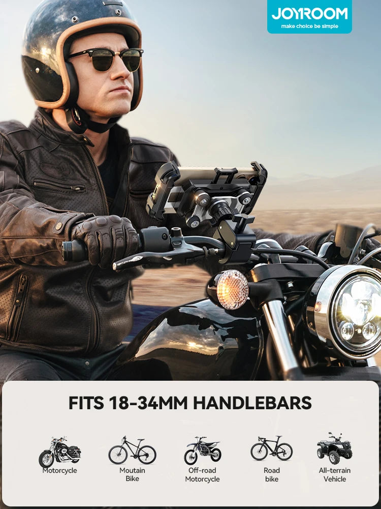 Top Rated Motorcycle Phone Mount with Shockproof Grip - Anti-Vibration