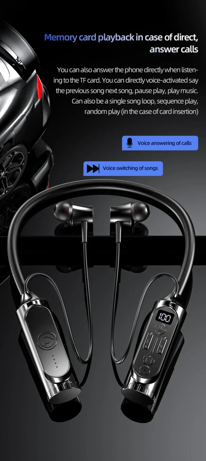Luxuglow Bluetooth Earphones with Power Bank - Long Battery Life