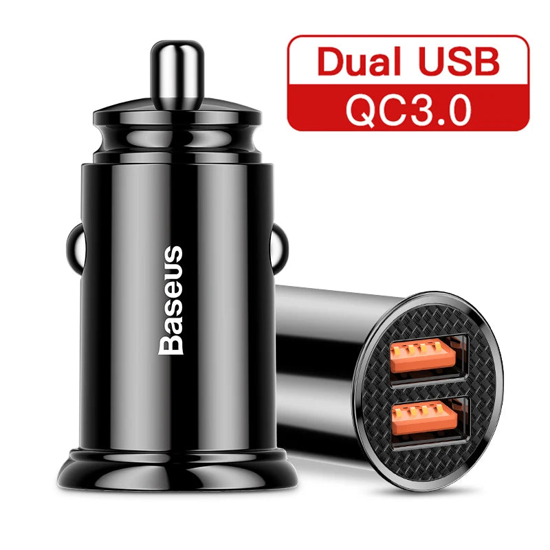 Baseus 30W USB-C Car Charger, Quick Charge 4.0 and PD