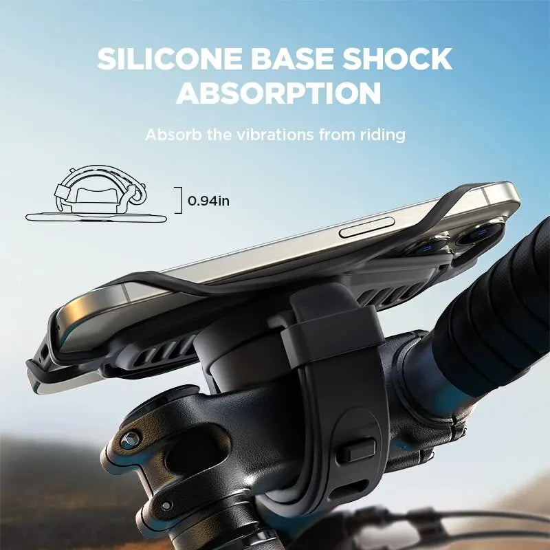 Best Bike Phone Mount for Bicycles & Motorcycles - Up to 7.2 Inches