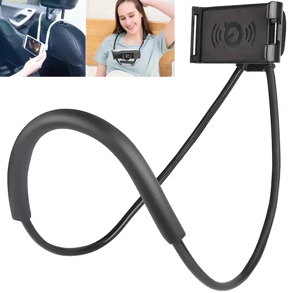 Racing Car Phone Holder – Carbon Fiber Air Vent Mount Auto-Adjust 360° Rotate