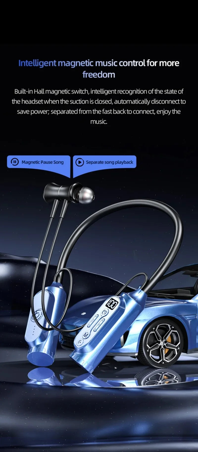 Luxuglow Bluetooth Earphones with Power Bank - Long Battery Life