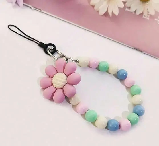 Jeffs Favorite Picks Macaron Bead Phone Wrist Lanyard