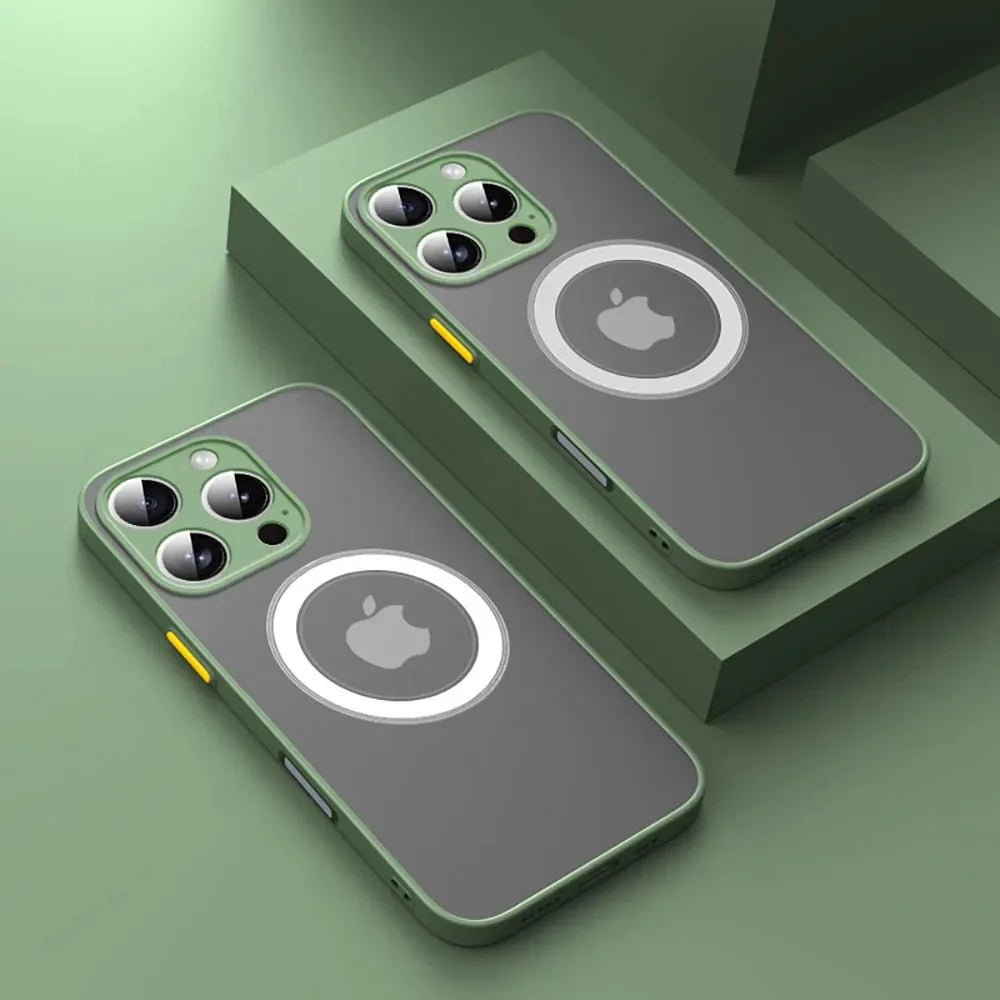 Luxury Armor MagSafe iPhone Case by Jinitaimeik | Magnetic Shockproof